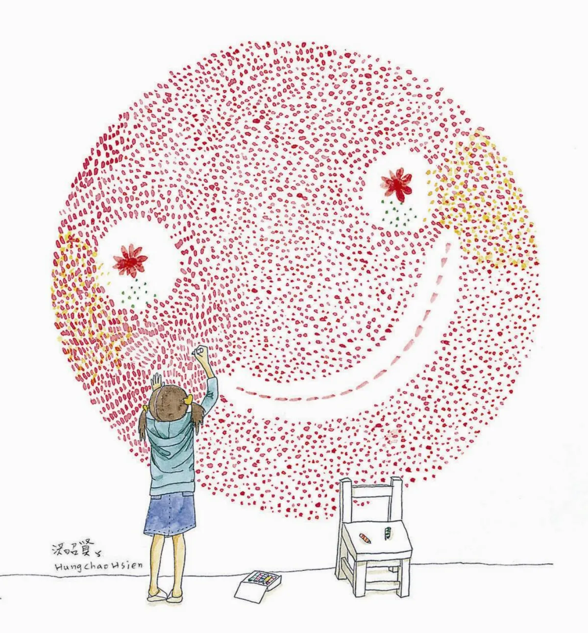 小小詩人     微笑