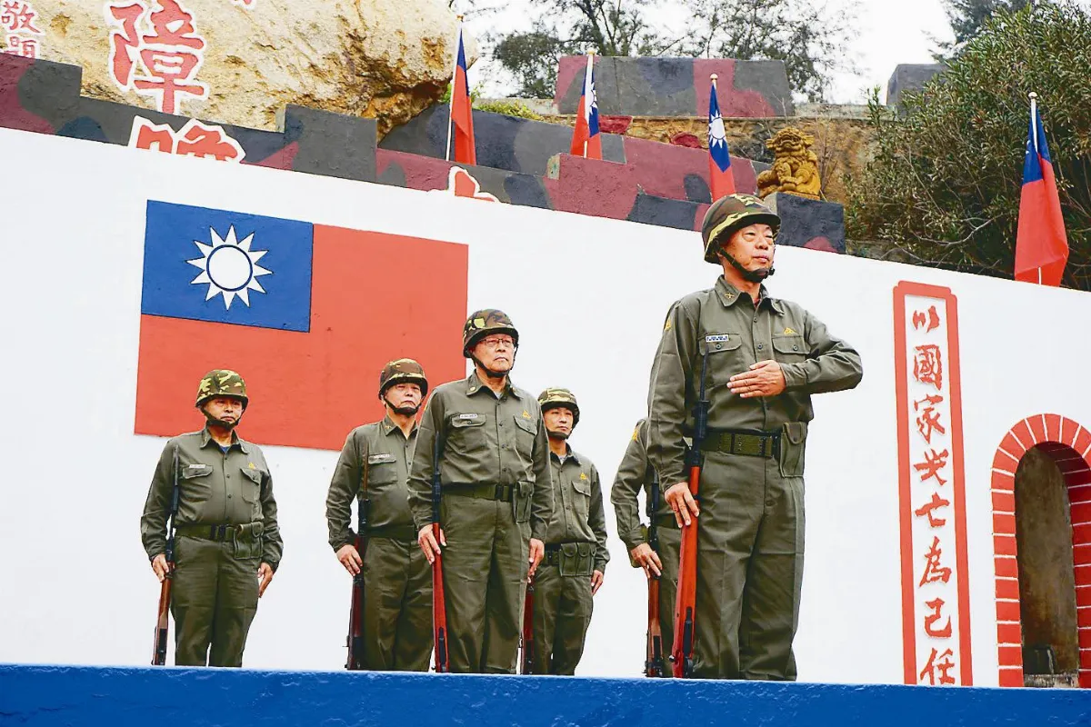 大膽島觀光啟航 老兵刺槍迎賓