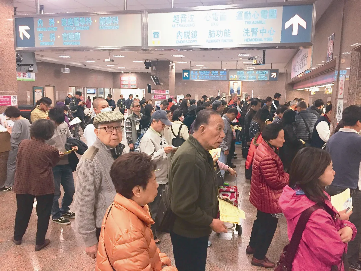 大醫院塞爆 台大醫院急診 去年逾8千4百人次