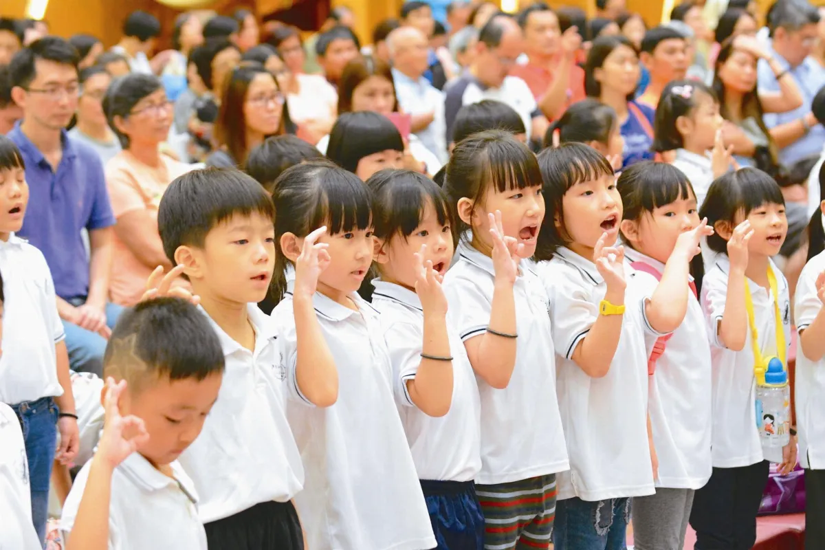 新馬寺社教開學 學子誓行三好