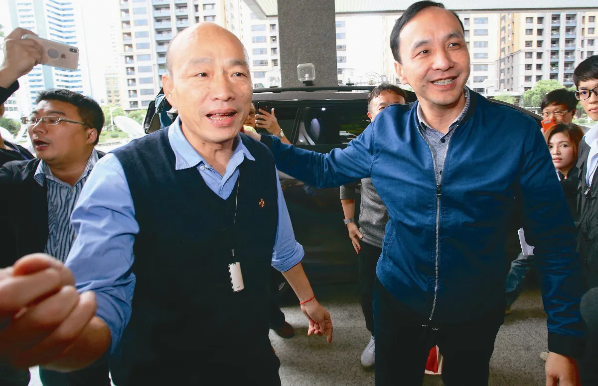 朱韓會 暢談政治、市政也敘舊
