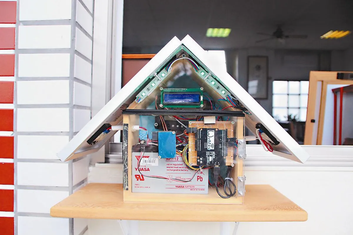 綠能小屋 在校園監測空品
