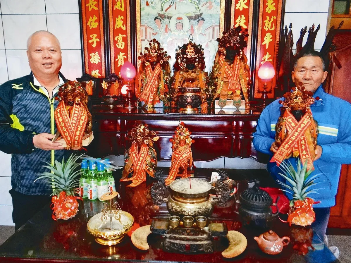 200年無廟 神明輪奉村民家