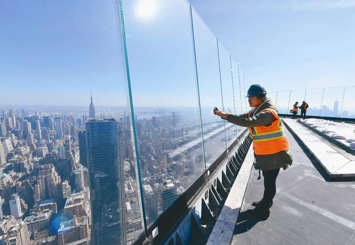 100樓觀景台 鳥瞰紐約天際