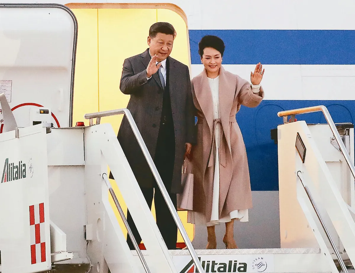 習近平抵羅馬 將簽70億歐元合作案