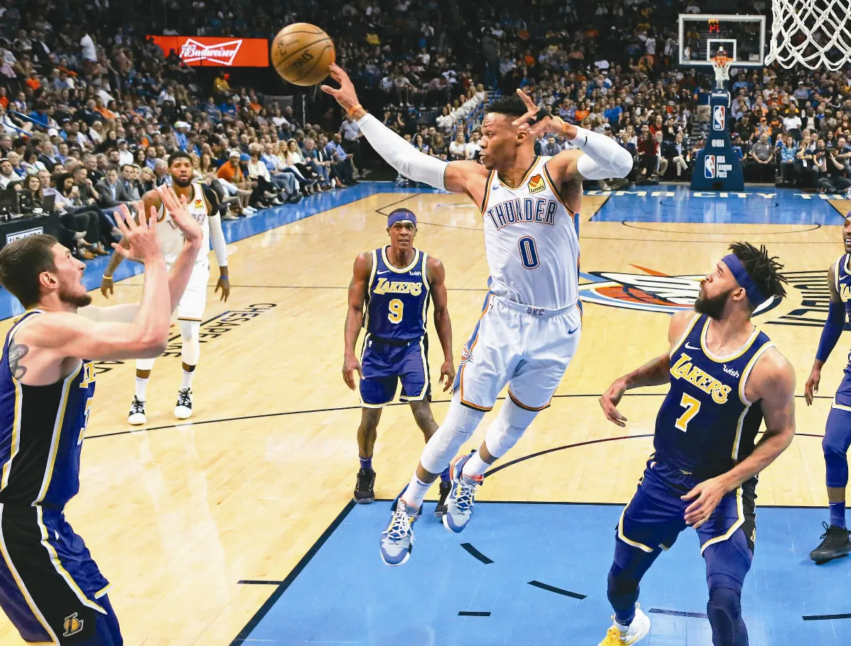 NBA史上第2人 衛斯特布魯克三20