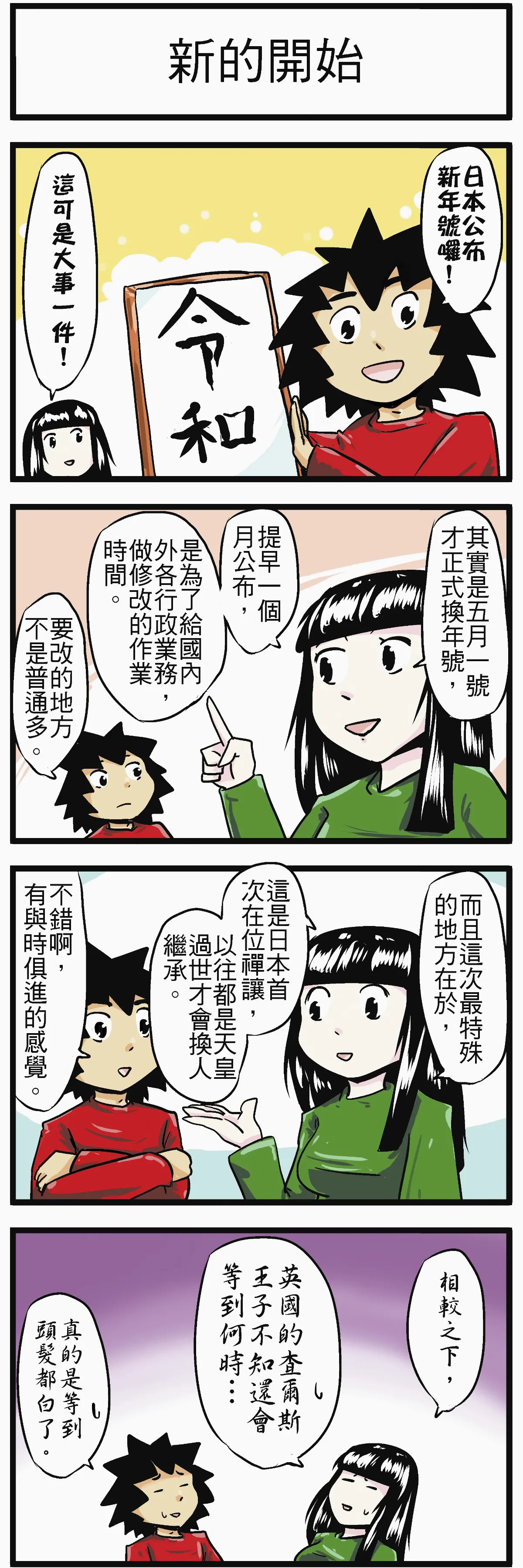 時 事 必 考 題 新的開始