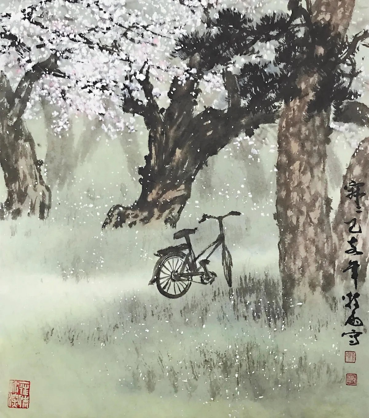 遊藝筆記 寂寂竟何待 孤獨身影孟浩然