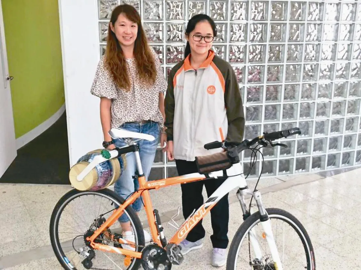 騎車兼洗衣 學生發明入考題