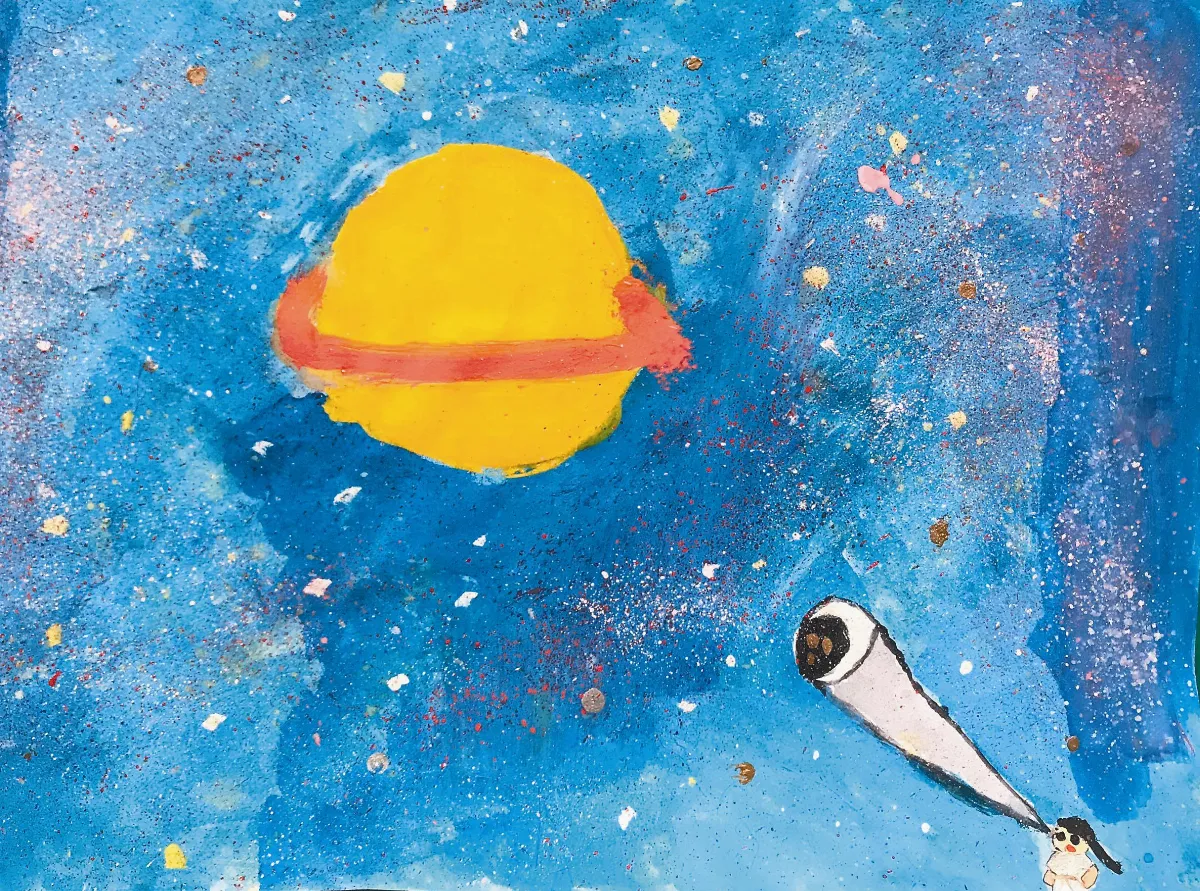 快樂塗鴉簿 看見土星