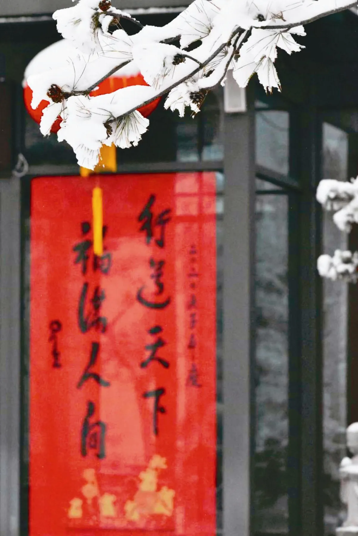 北京迎瑞雪 處處有禪意
