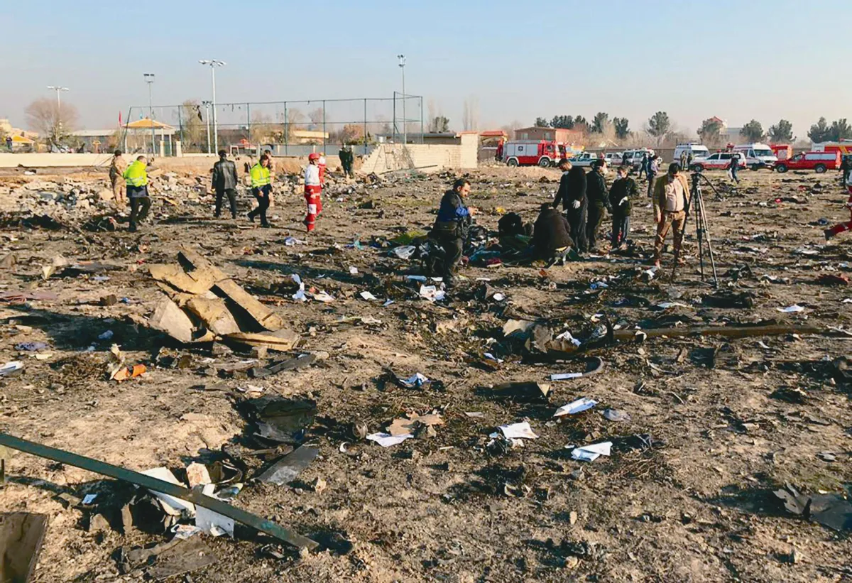 烏克蘭航班墜機 176人全部罹難