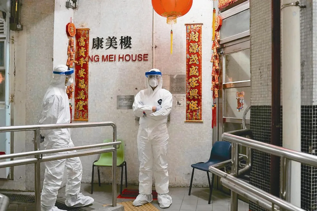 疑經糞管傳播 香港驚現疫廈