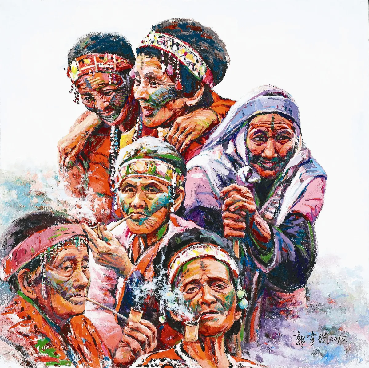 【台灣五月畫會64週年會員聯展】  紋面一族