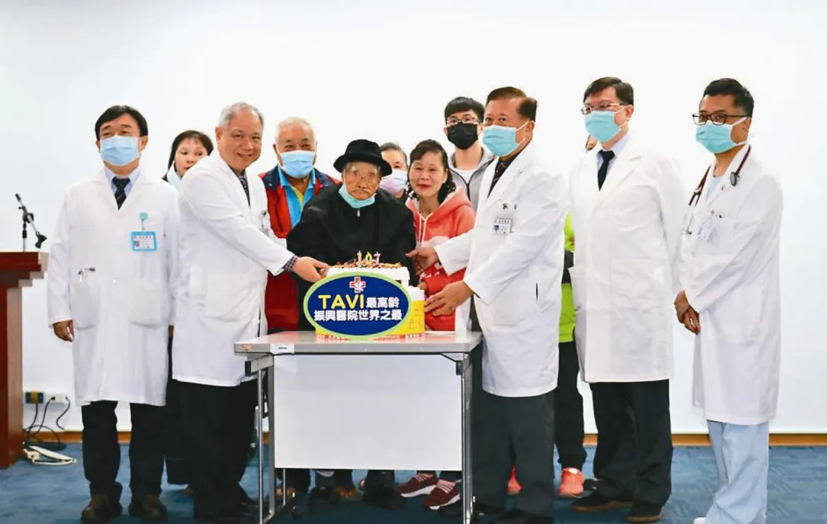 台灣107歲人瑞 TAVI術後存活最高齡