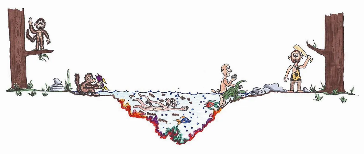 科學哪裡來   過於浪漫的假設 ──水猿理論（上）