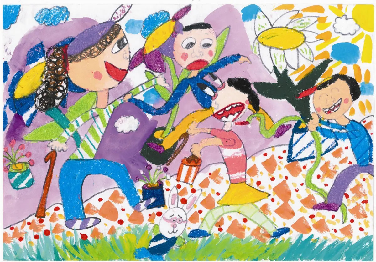 快樂塗鴉 簿  賞花趣