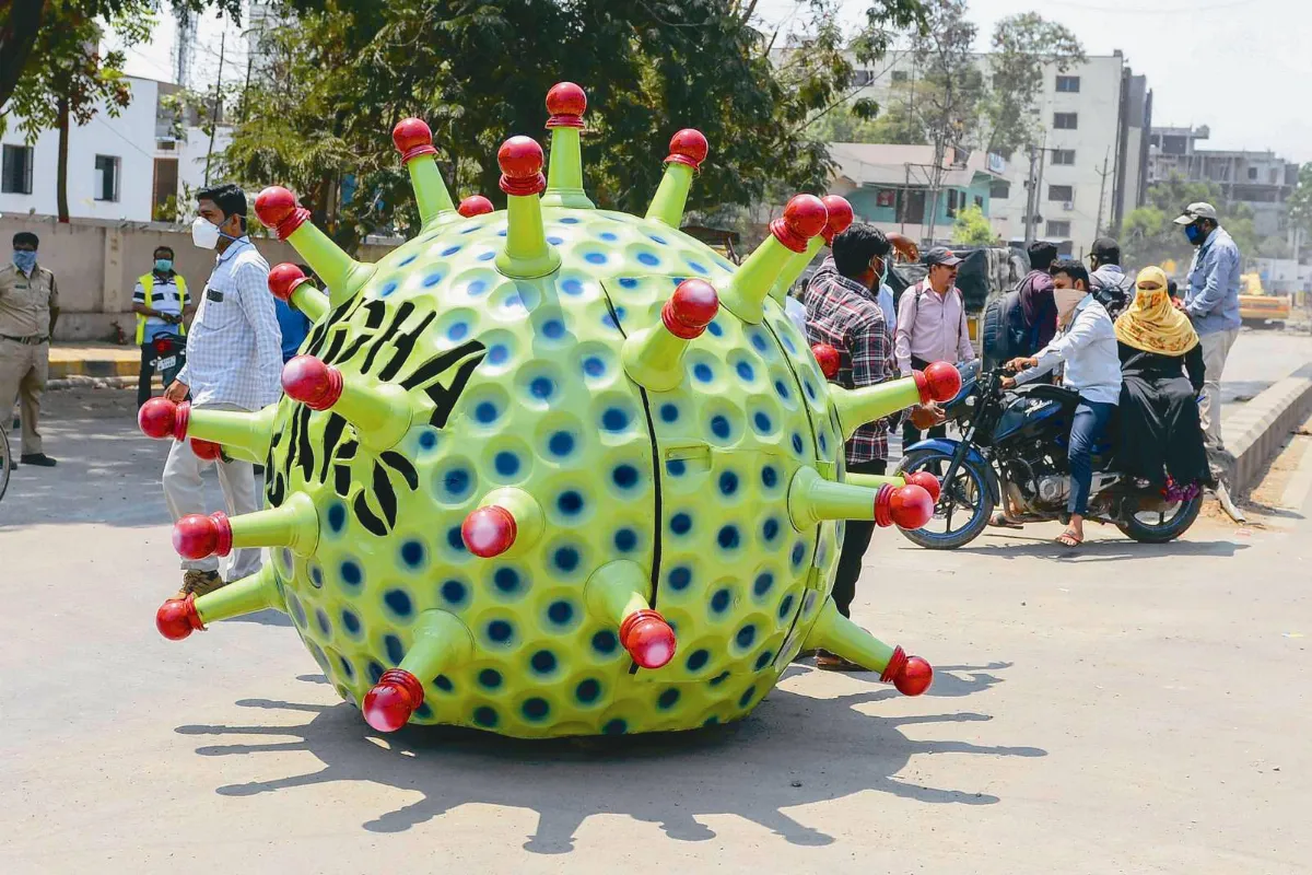 病毒造型車