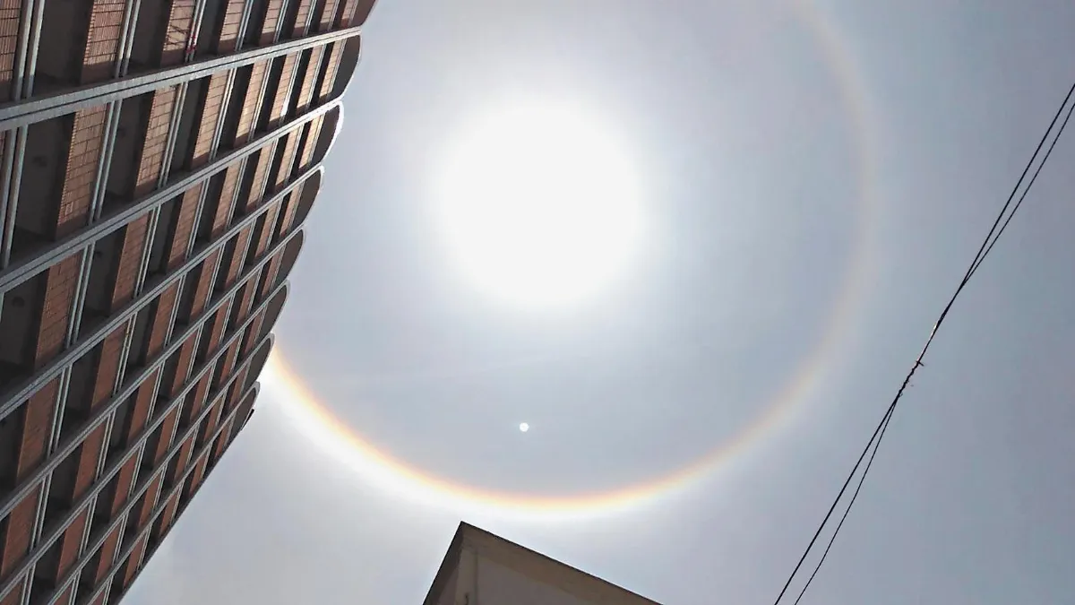 南台灣天空 日暈奇觀