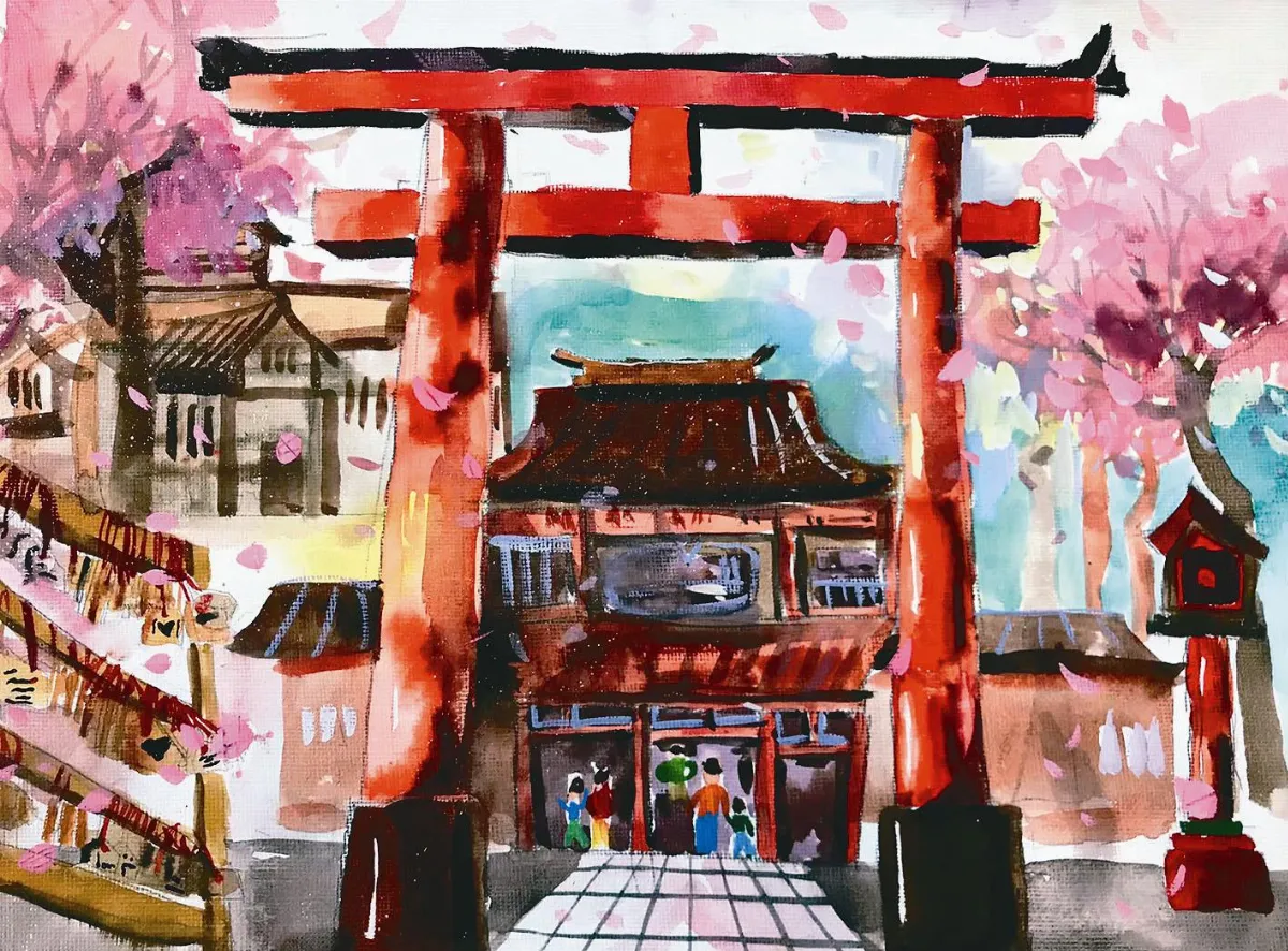 快樂塗鴉簿  日本古都