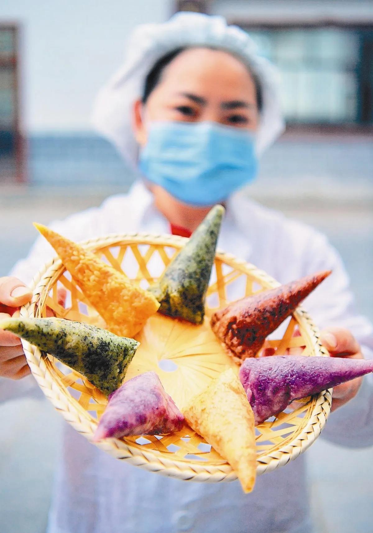 七彩素粽 大家愛