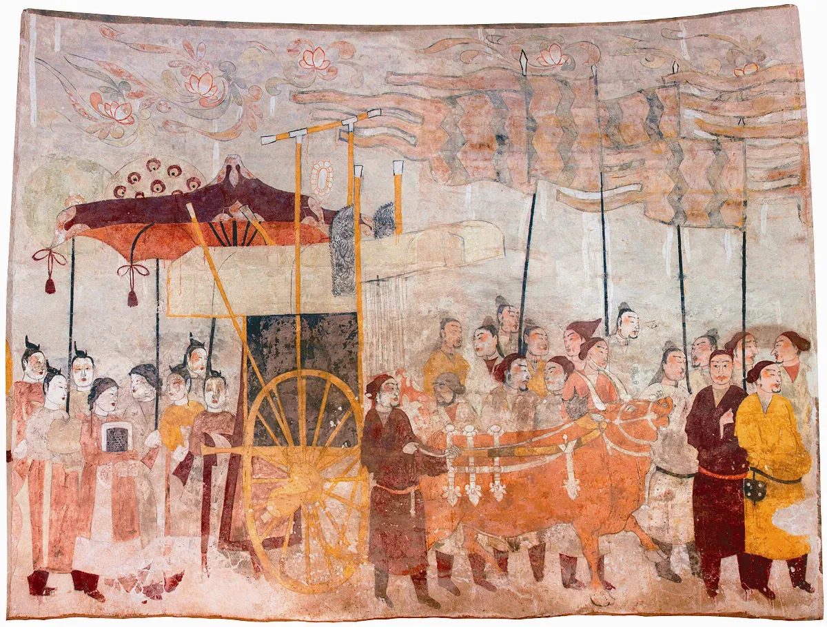 北齊墓葬壁畫 乘「雲」露真容