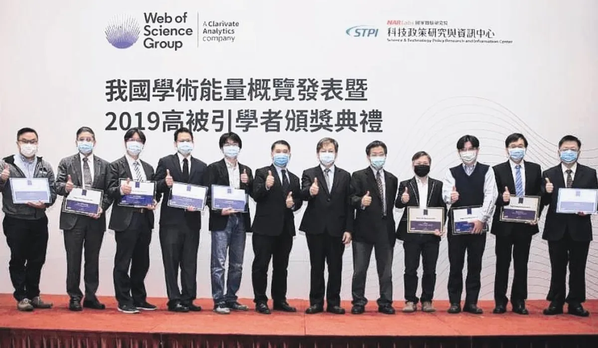 高度被引用論文 台灣勝日韓