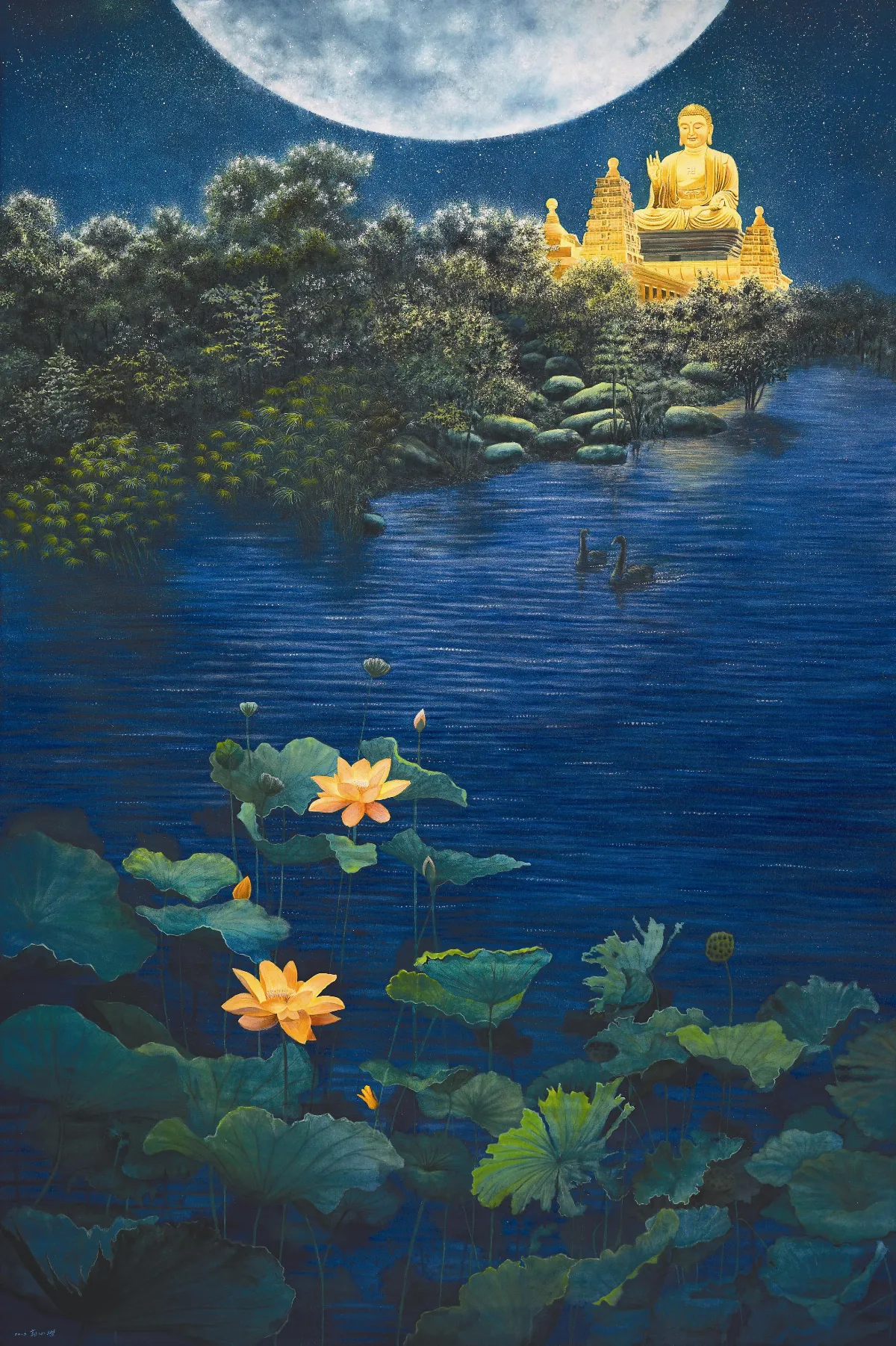 愛上池塘的畫家 郭心漪病中悟