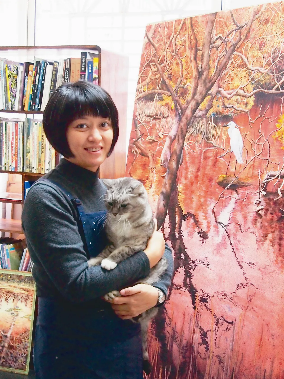 愛上池塘的畫家 郭心漪病中悟