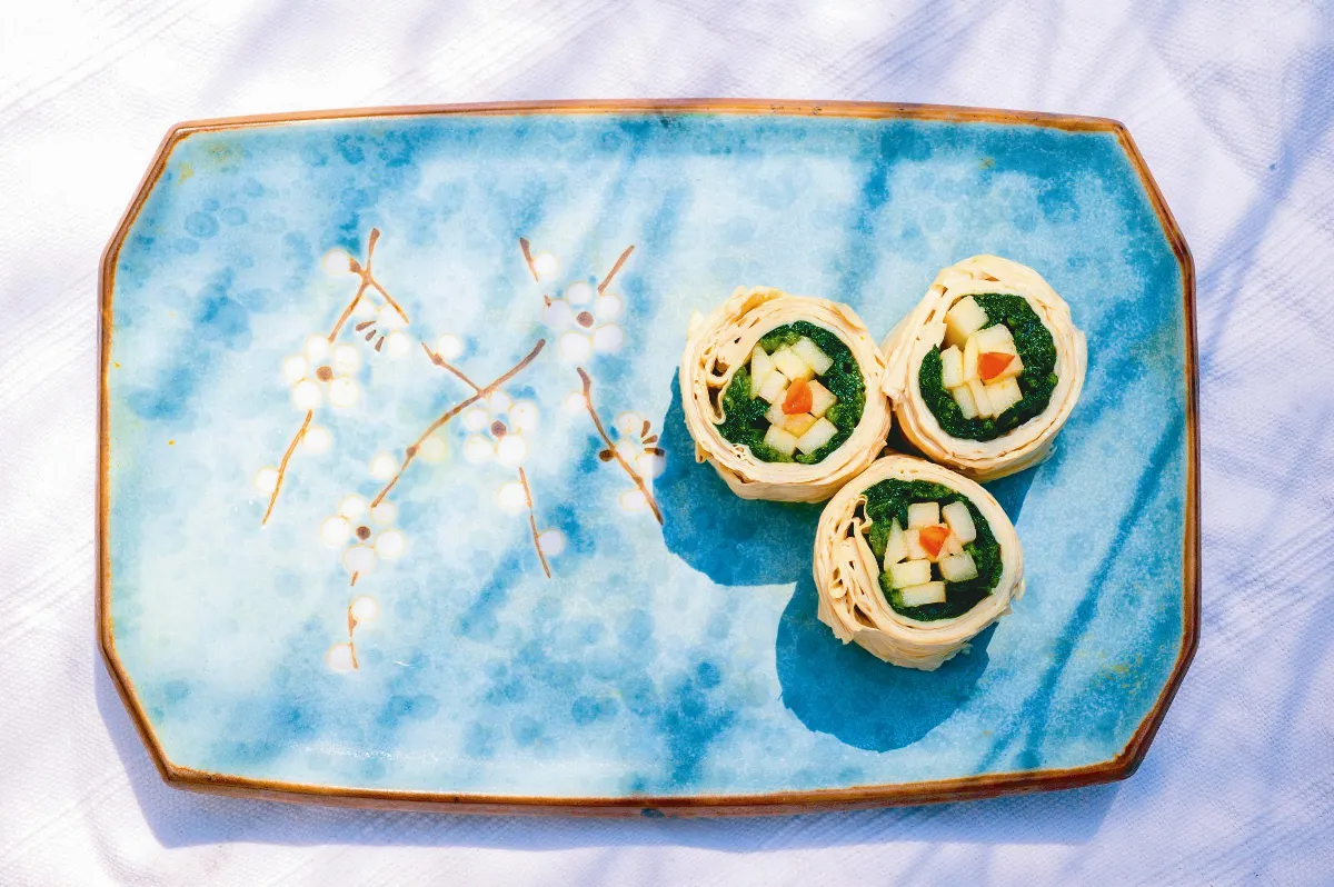人間覺味 菠菜碧玉捲
