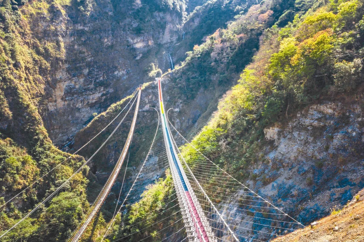 雙龍七彩吊橋 開放有譜