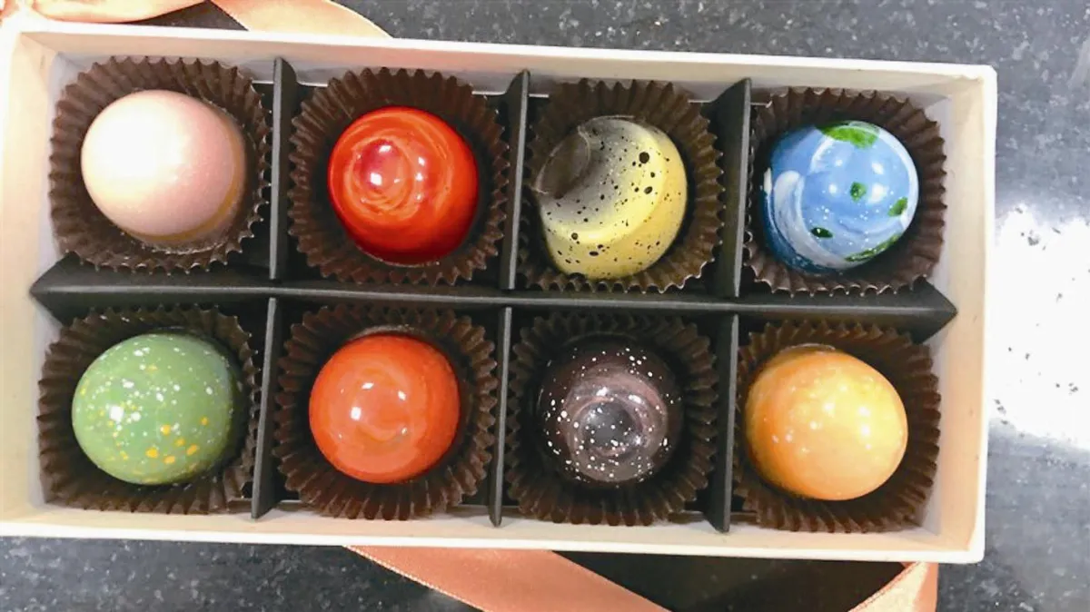 天文伴手禮 日環食巧克力