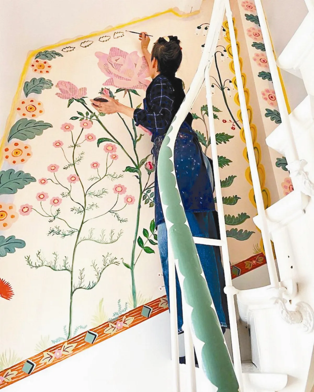 小屋全手繪 充滿田園風光