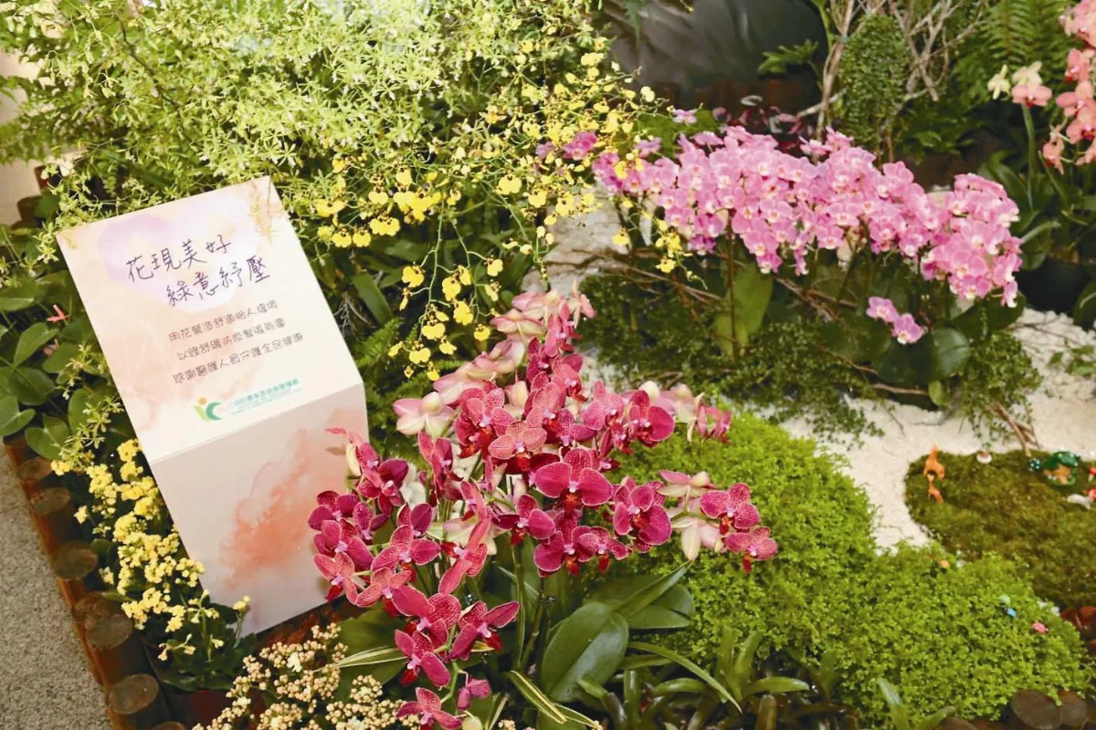 花現美好 防疫醫院綠美化