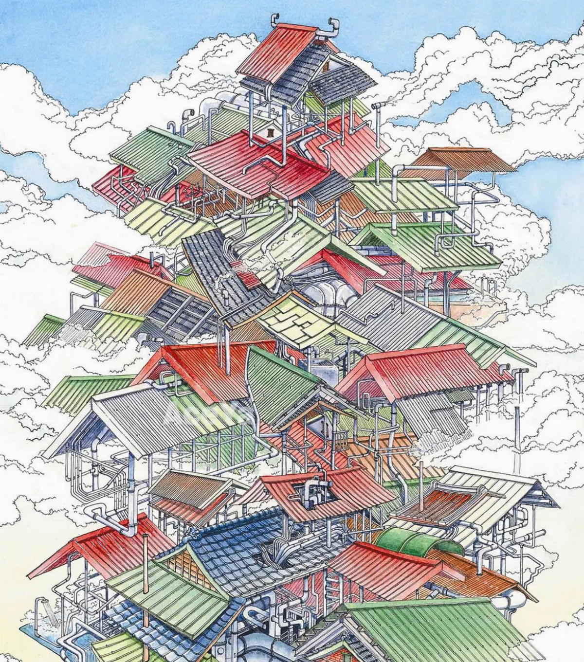 浮世畫框 時間的書籤．村落之輕