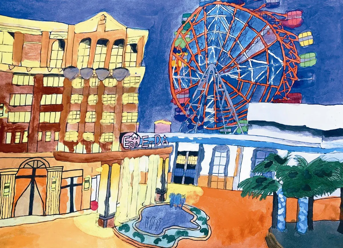 快樂塗鴉簿   美麗的摩天輪