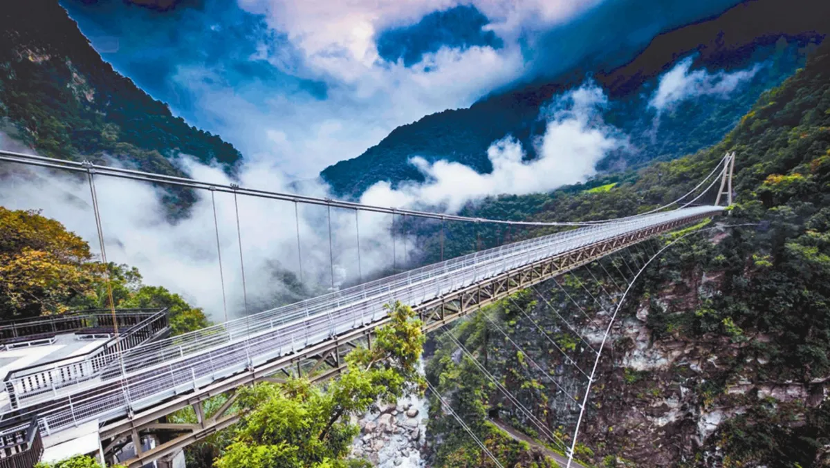 太魯閣山月吊橋 暑假試營運
