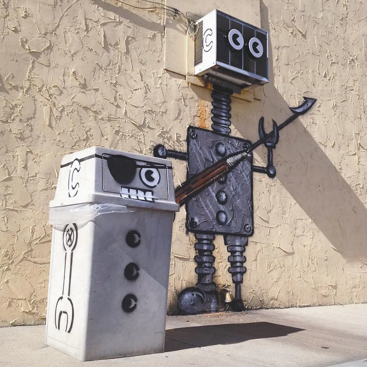 街角瓦斯管 變蝦蟹伸出螯