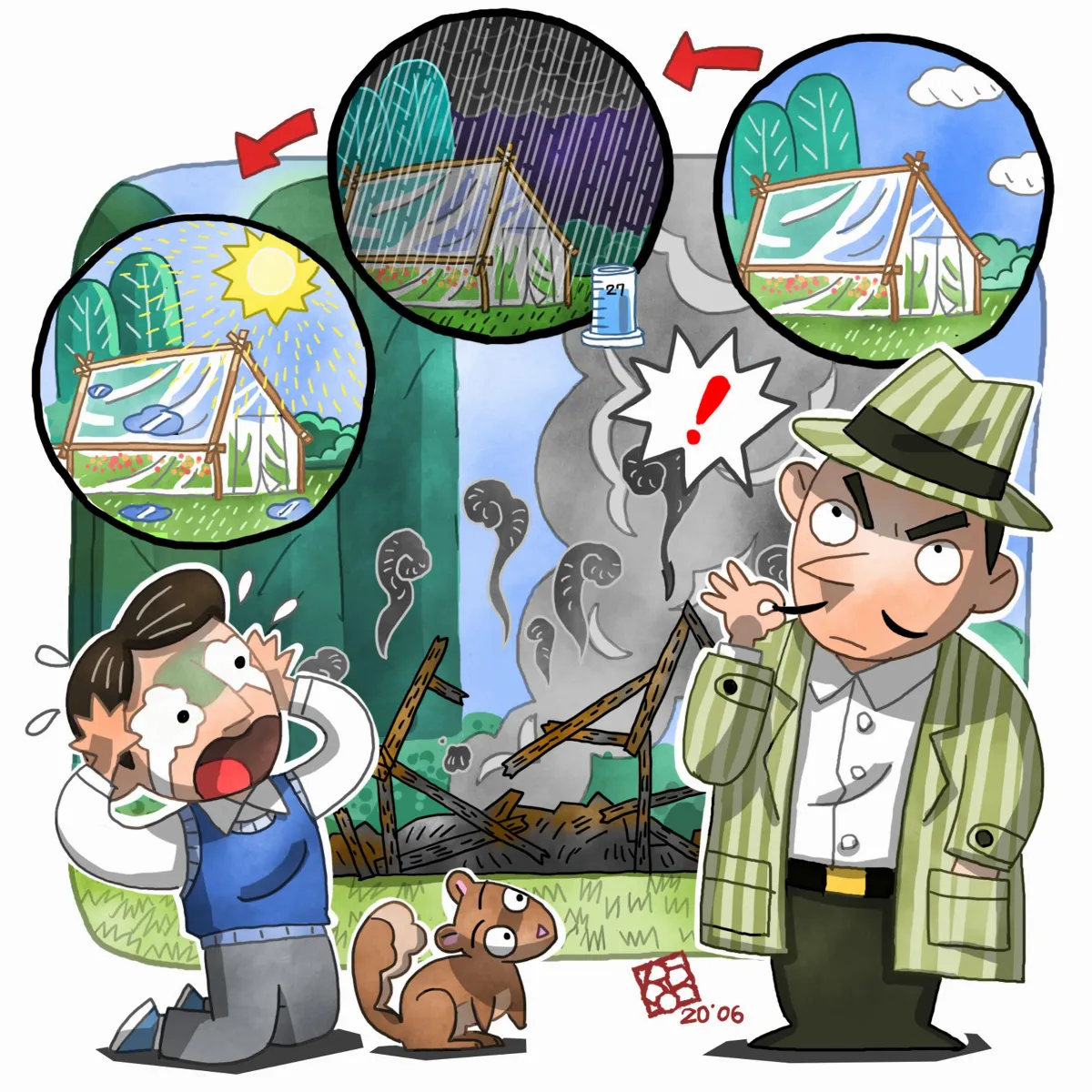 名偵探柯柯的邏輯挑戰 花棚內的無名火