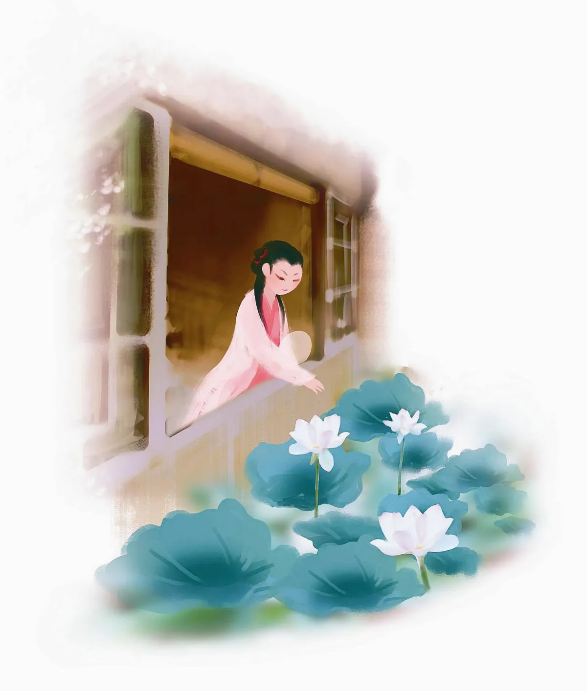 唐詩小學堂 孟浩然〈夏日南亭懷辛大〉