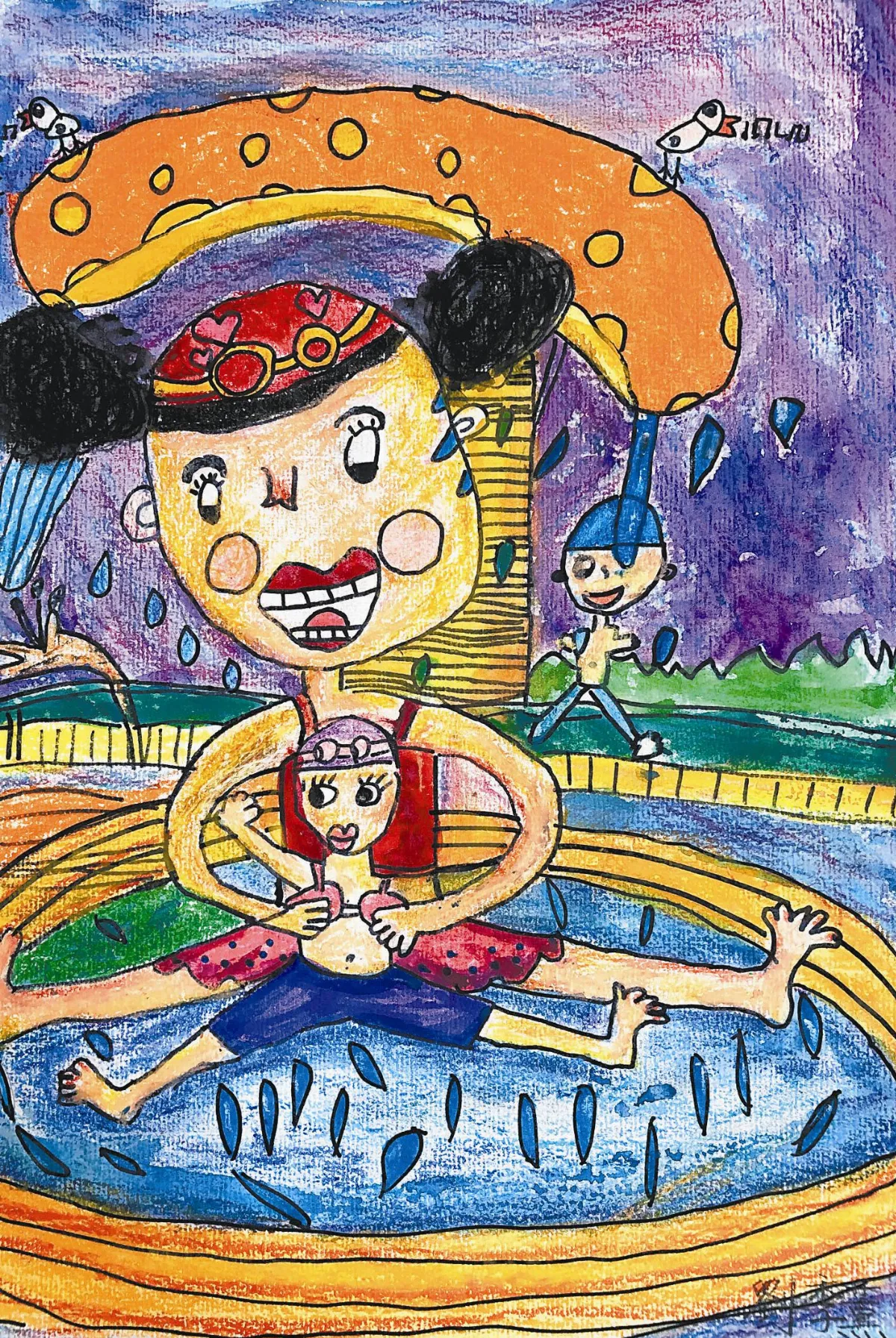 快樂塗鴉簿 和媽媽一起玩水