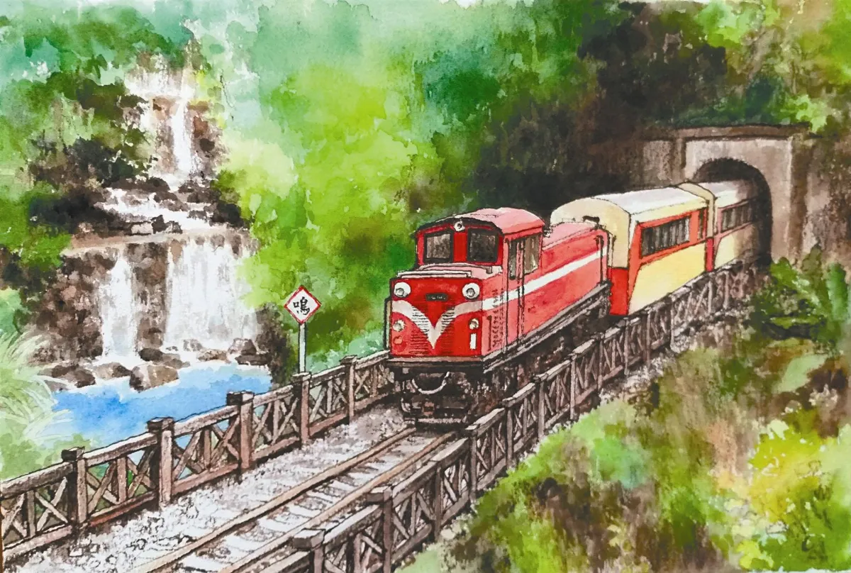 不讓美景消逝 林祐德筆繪祕境