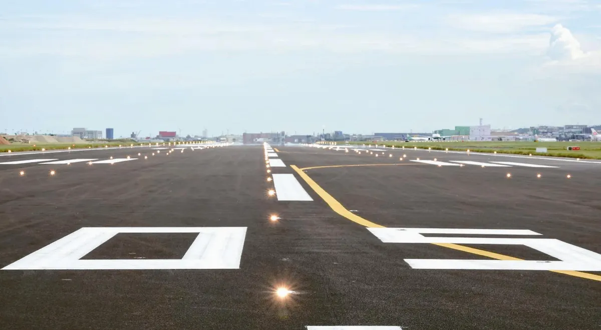 桃機北跑道 刨鋪完成