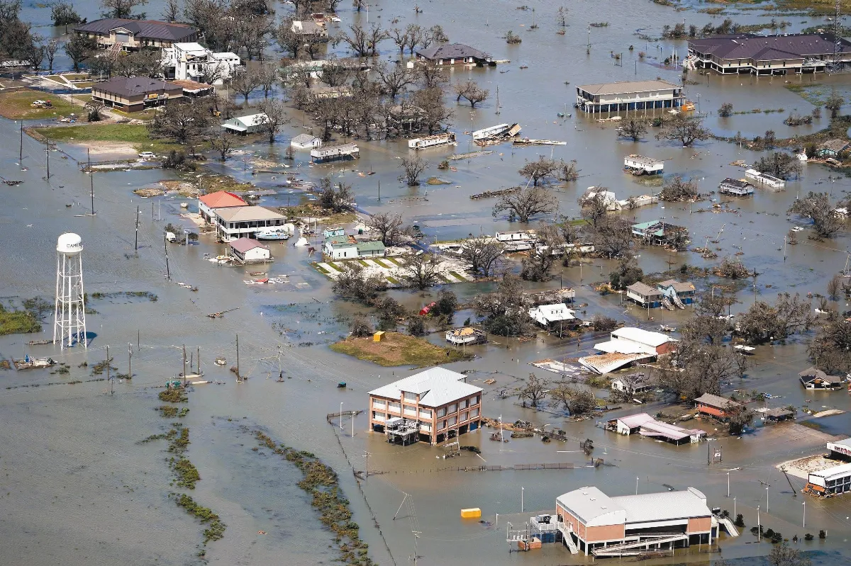 颶風勞拉襲美 重創路州、德州