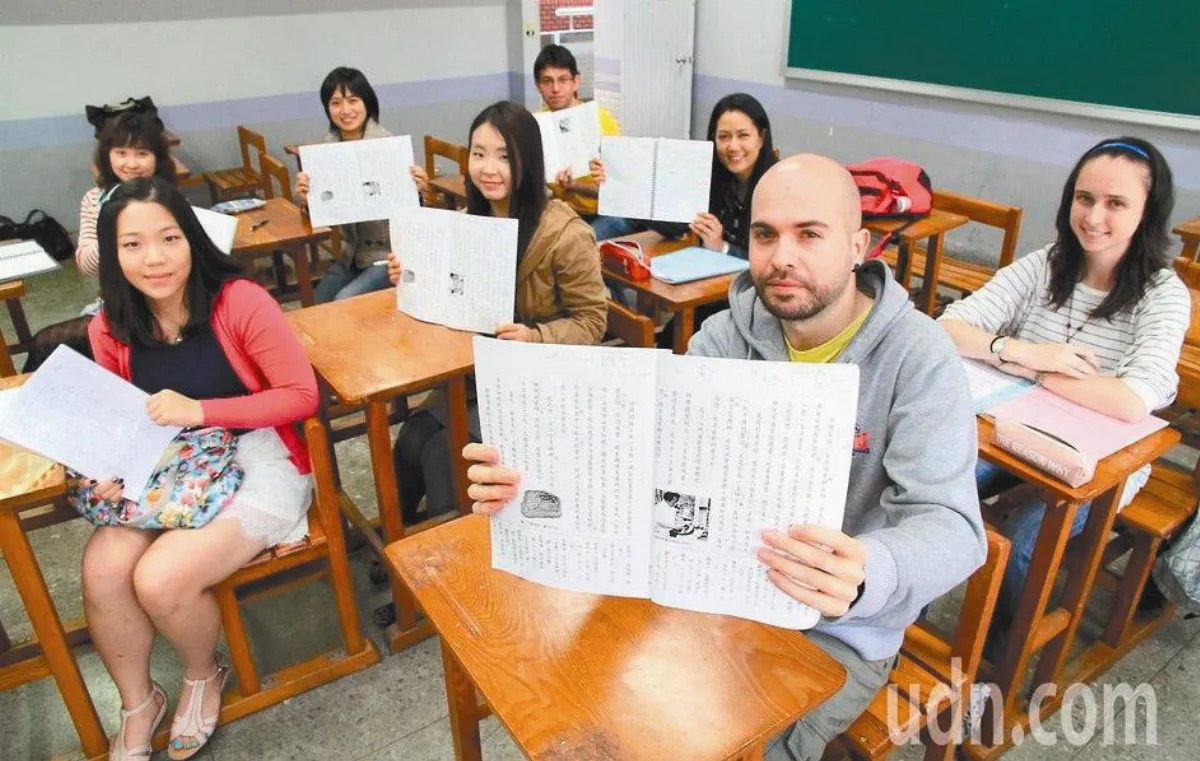 來台學華語人數 輸大陸、新加坡