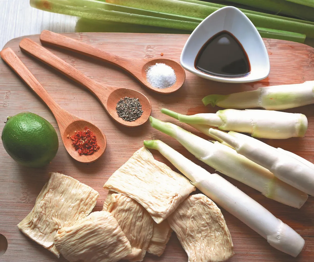 逸饗蔬食 水生時蔬茭白筍正當時