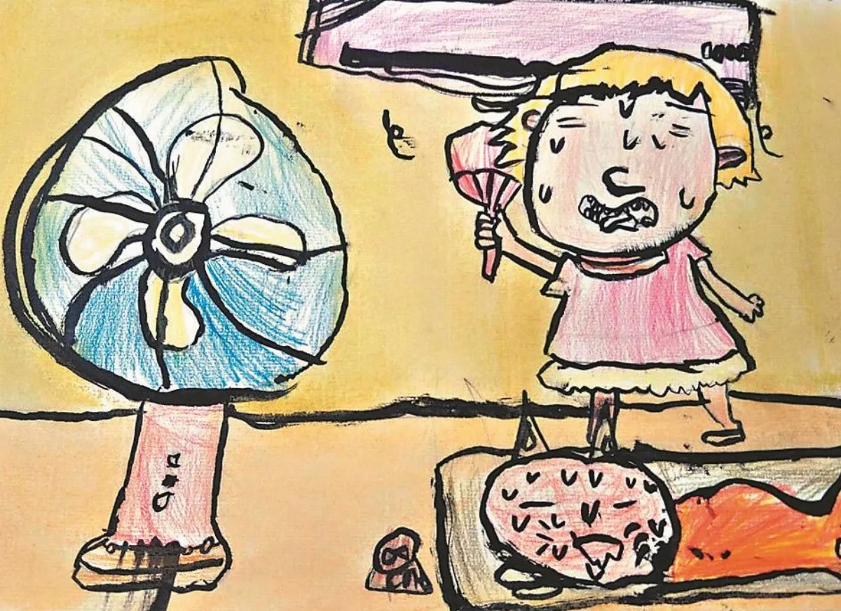 快樂塗鴉簿 炎熱夏日