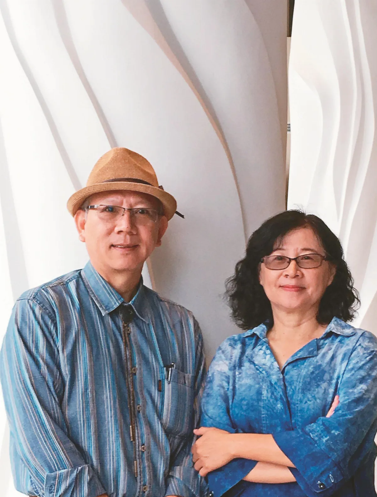 荷葉、柿子  200植物染織成藝術