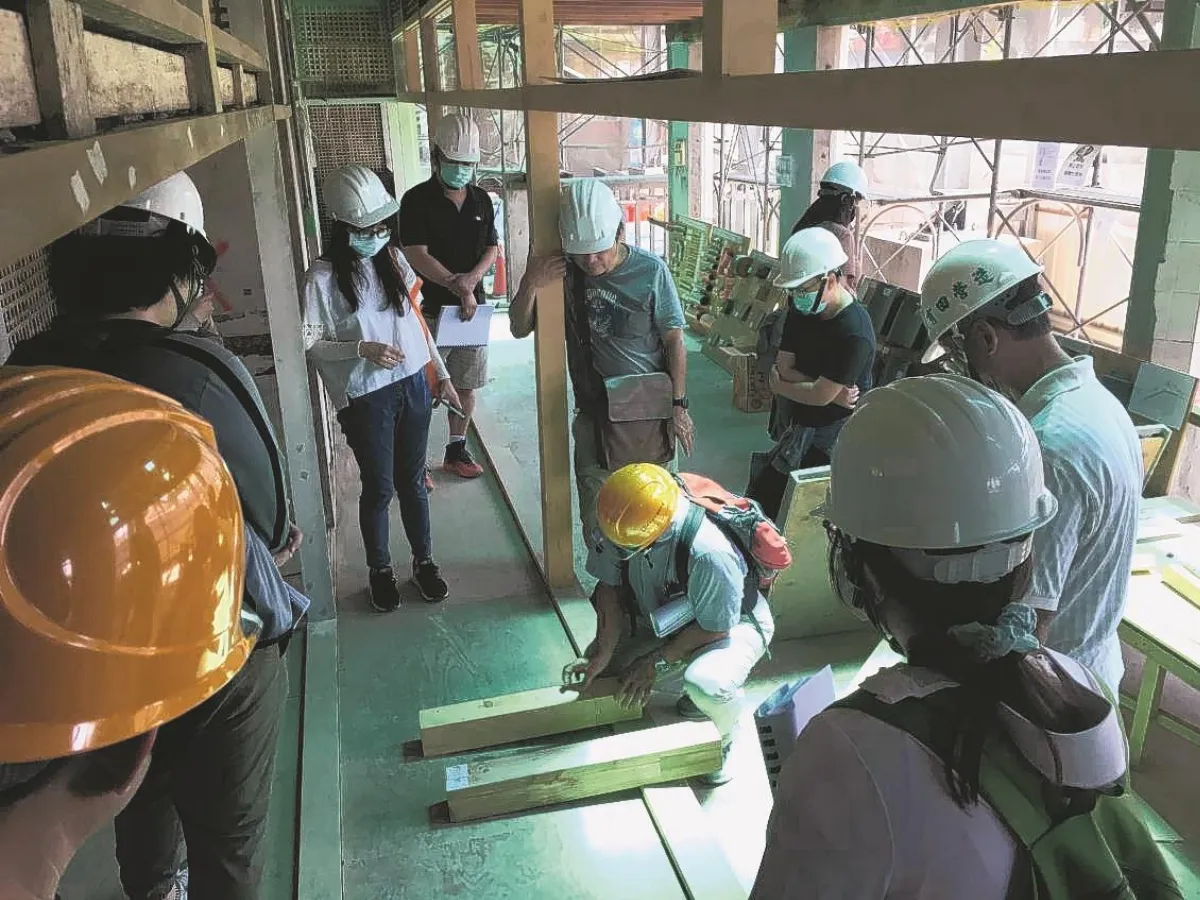 走入老眷村 上建築修復課