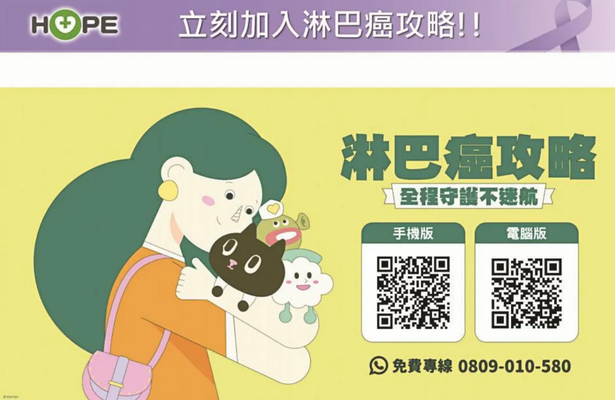 80種分型淋巴癌 App助病友不迷茫